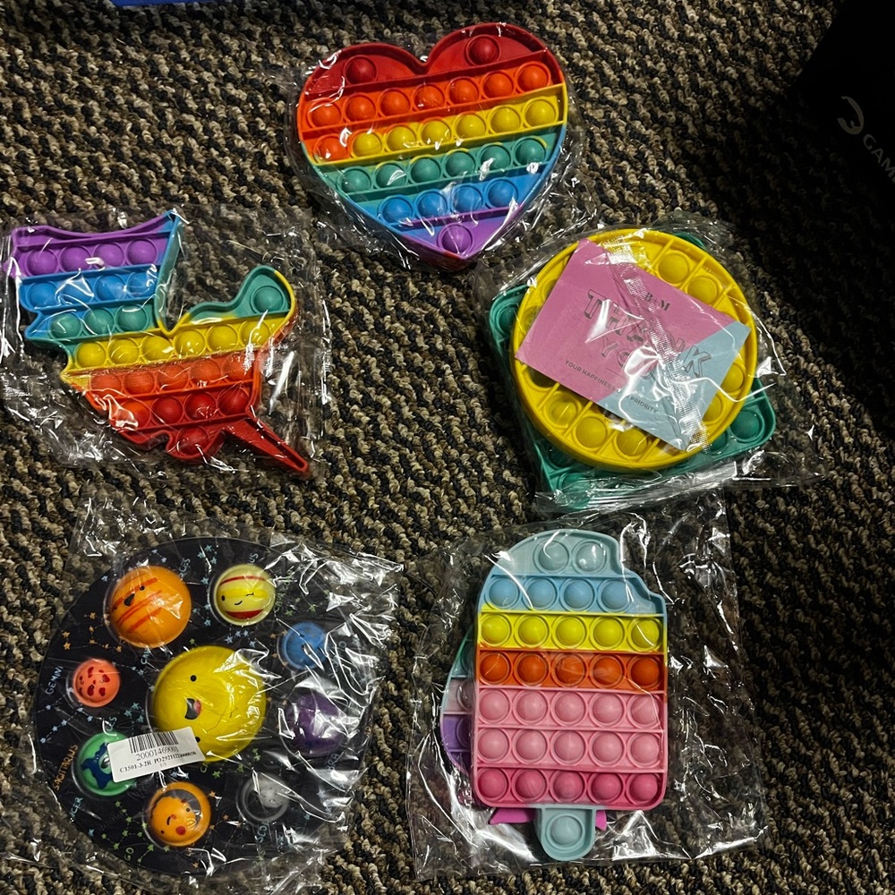 7- Pop It Fidget Toy Set